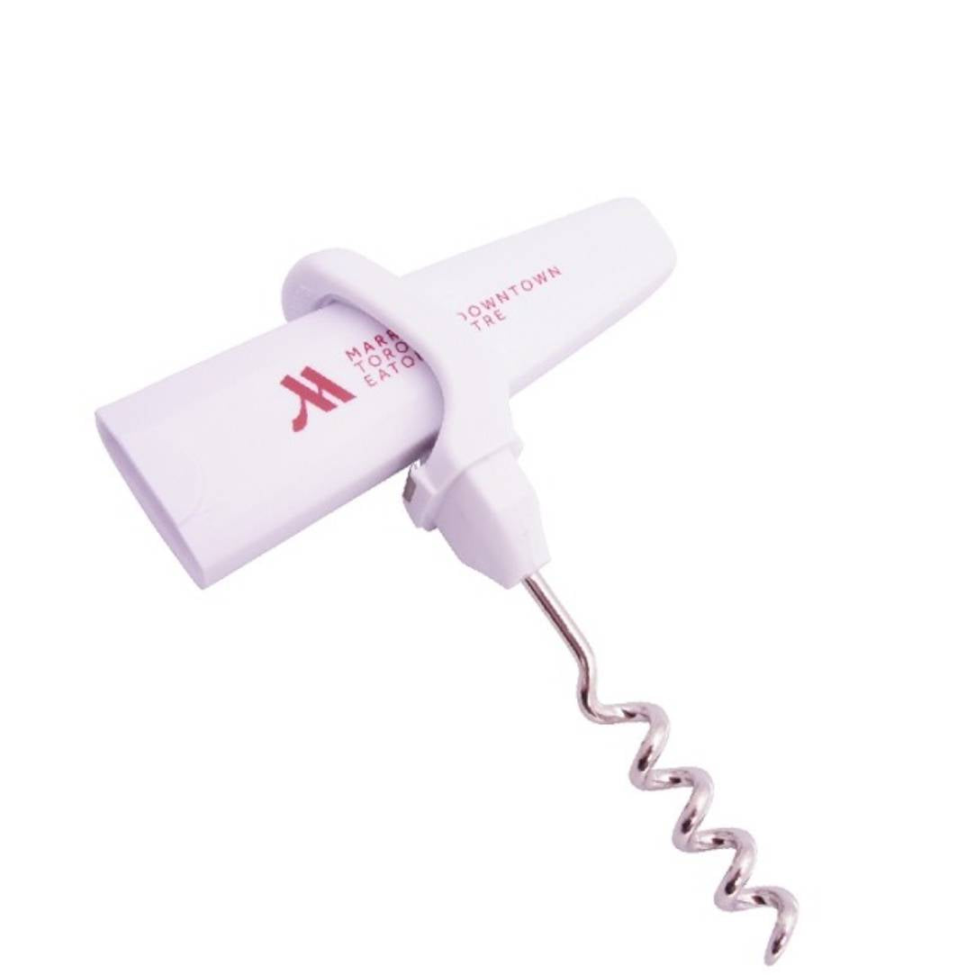 HOTEL CORKSCREW-BOTTLE OPENER CUSTOM PRINTED 300 per case Only $2.95 each