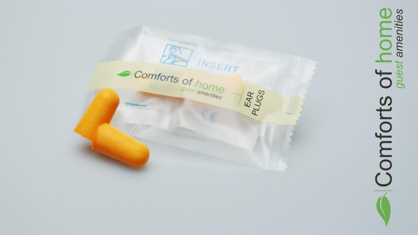 Bulk Ear Plugs Individually wrapped (50 per case) Only .46 each - Hotel Supplies Canada