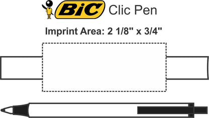 HOTEL CLIC GUEST PENS (Logoed) 3000 per case Only .55 each!