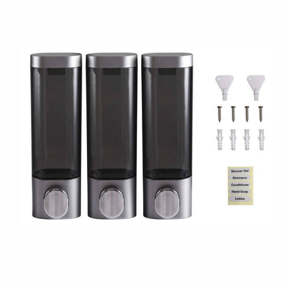 Hotel soap shampoo dispenser (SILVER / CHROME) ECO Sciences