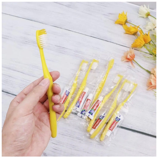 Bulk Toothbrushes and toothpaste 50 per case