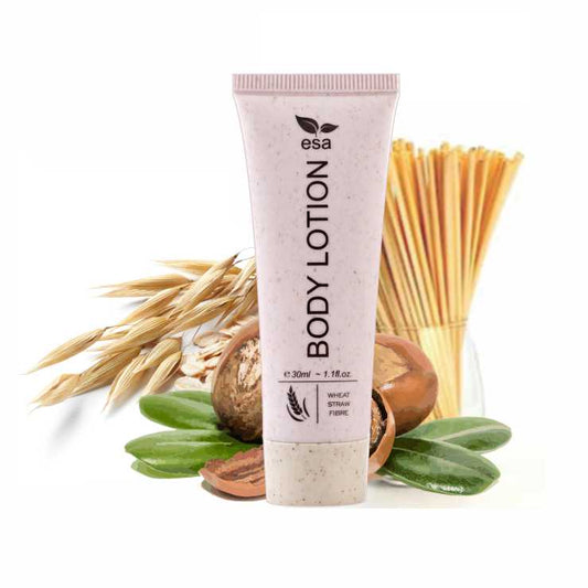 ESA Wheat straw Lotion 100/pack Coming July Pre-Order and SAVE - Hotel Supplies Canada