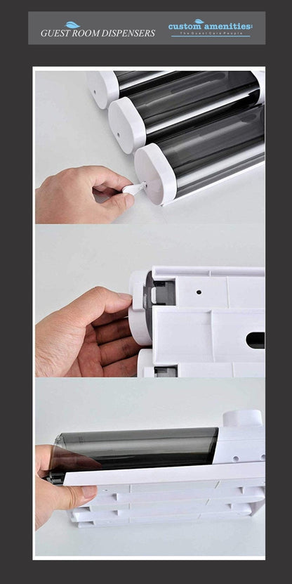 Premium Hotel soap dispenser tamper proof 1p/c - Hotel Supplies Canada